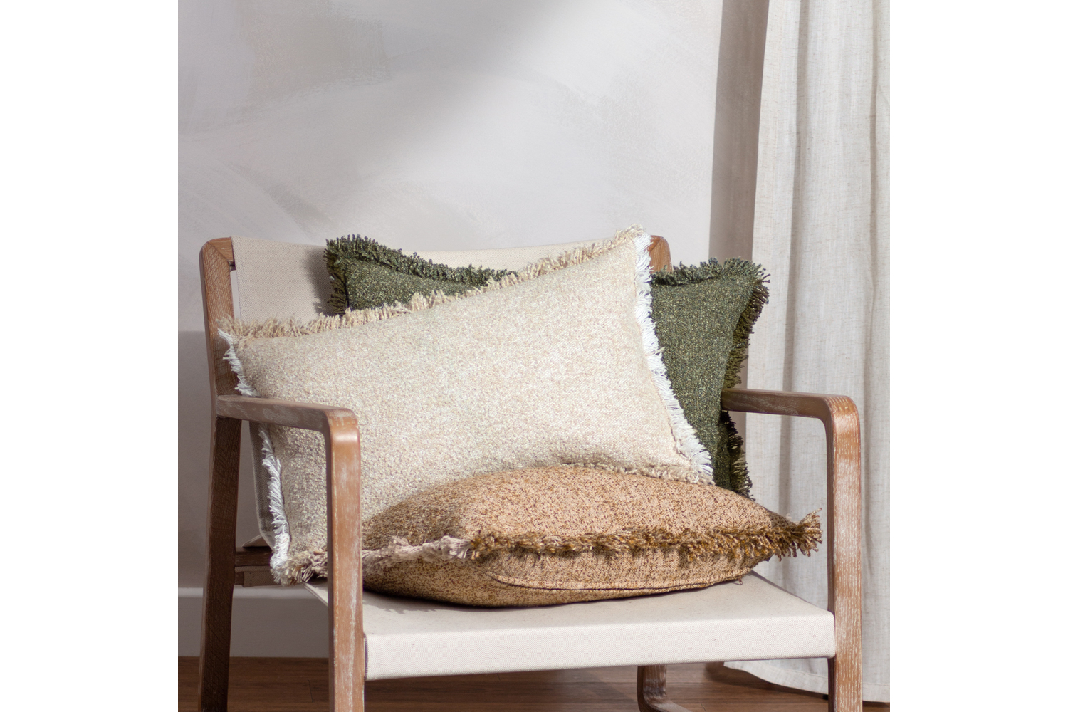 Doze Polyester Cushion | Biscuit | 40 x 60 cm