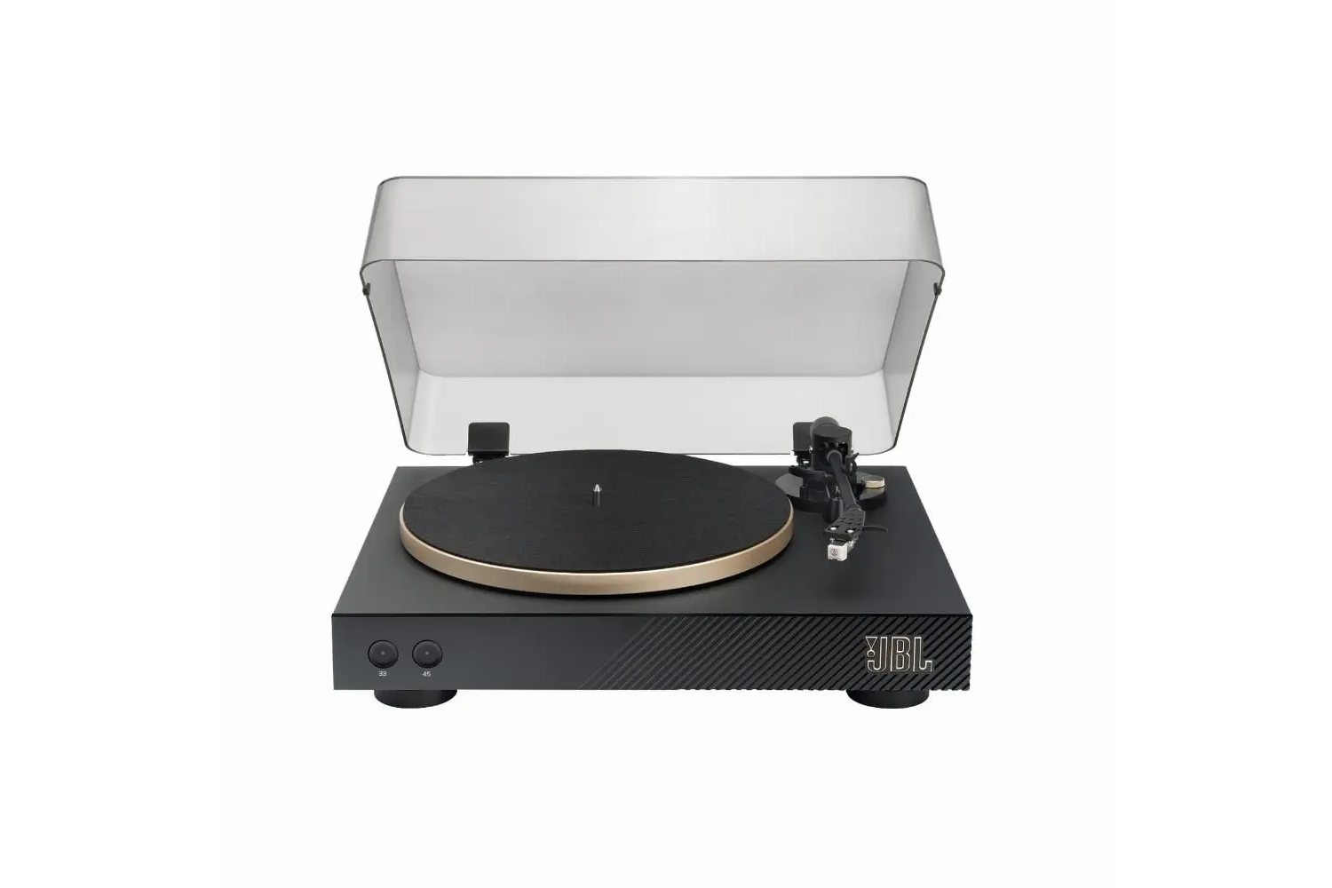 JBL Spinner Bluetooth Turntable Vinyl Record Player | Black/Gold