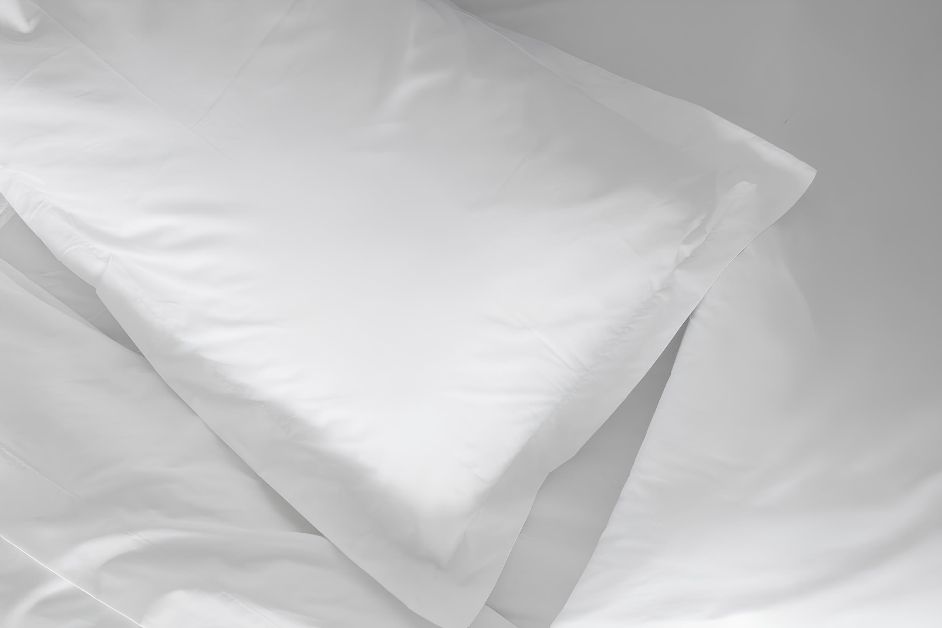 The Linen Room | 500 Thread Count Cotton Percale Pillowcase Pair | White