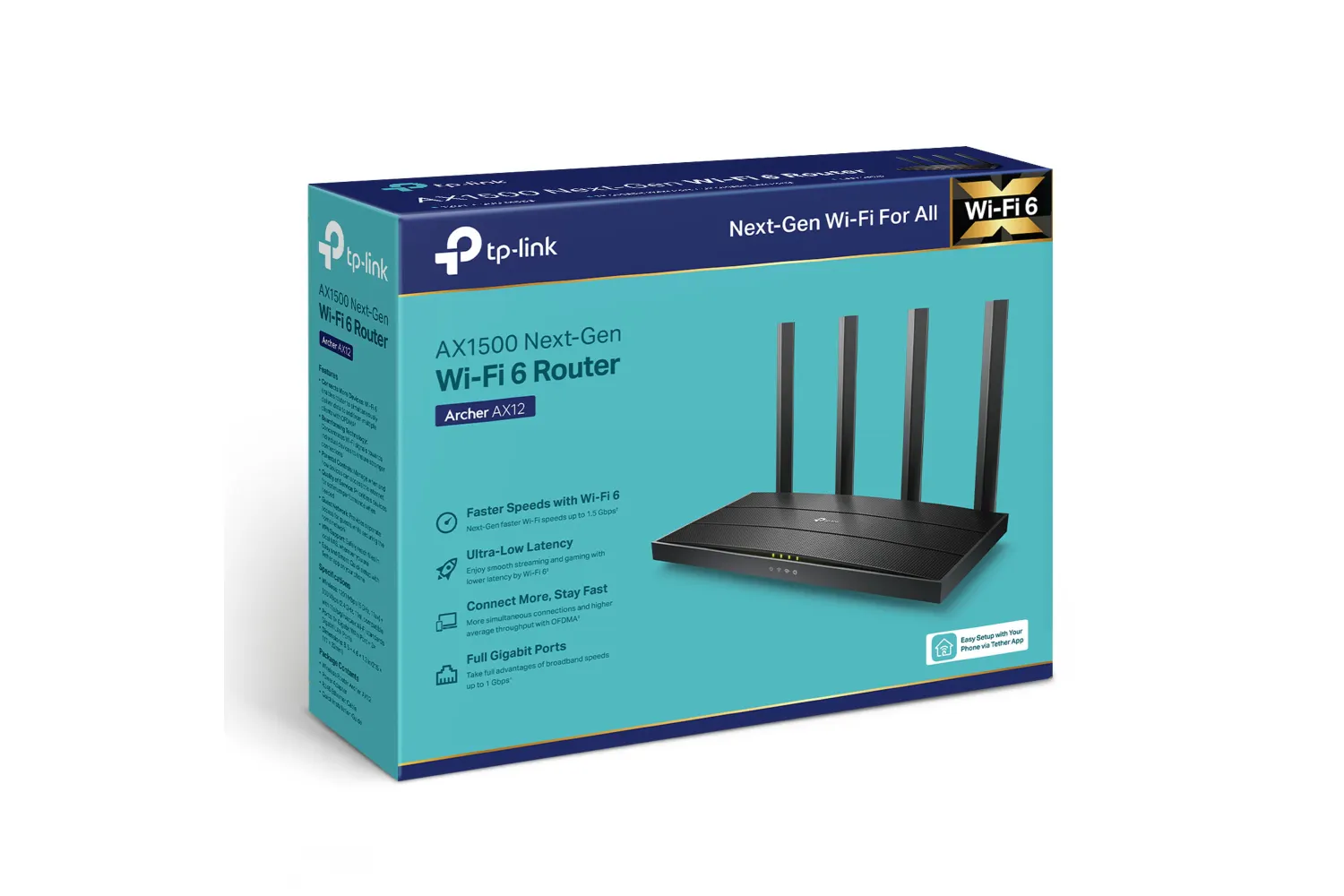 TP-Link Archer AX10 router wi-fi 6, AX1500. Funciona con Alexa TP-Link Archer AX10 router wi-fi 6, AX1500. Funciona con Alexa