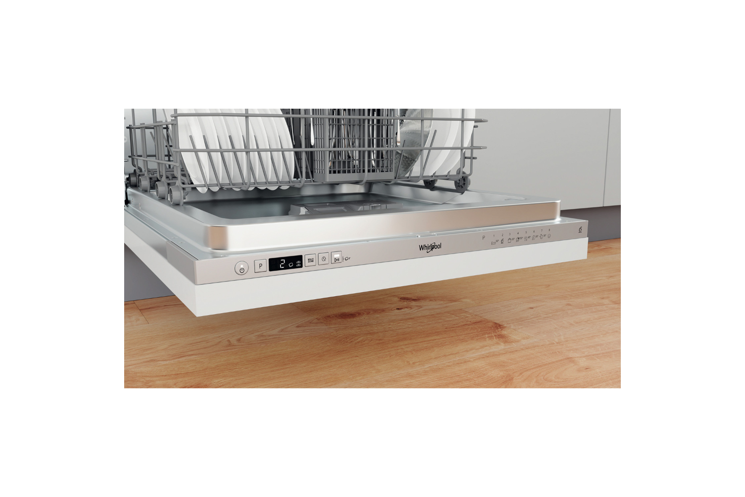 Whirlpool slimline hot sale integrated dishwasher