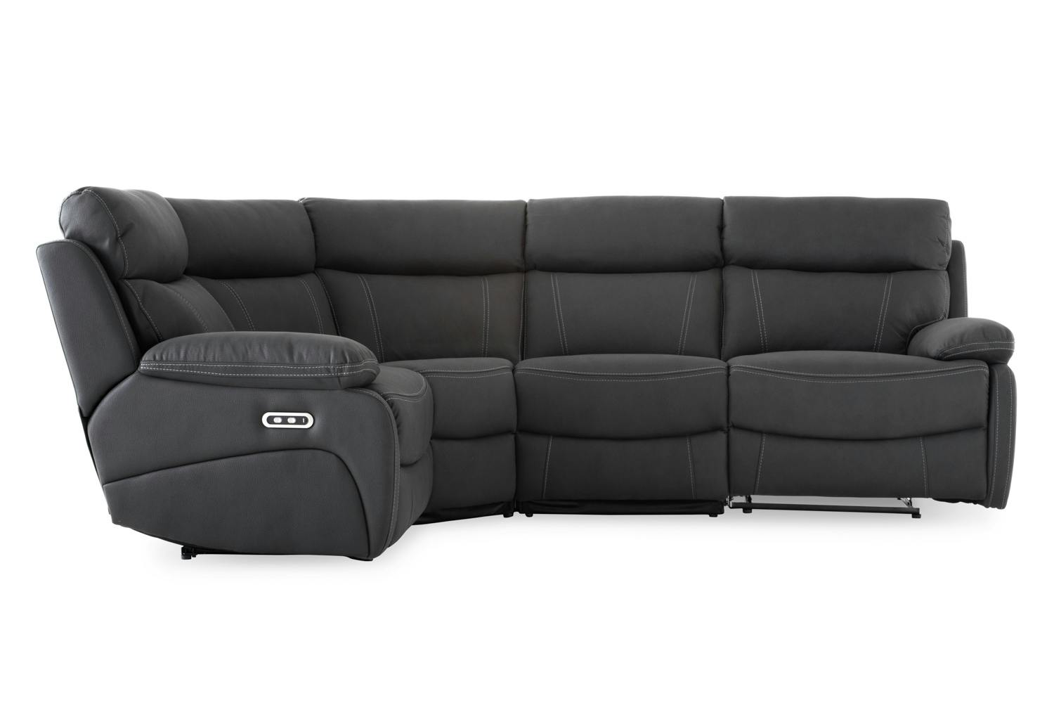 Hardy Sectional Sofa | USB | Electric Recliner