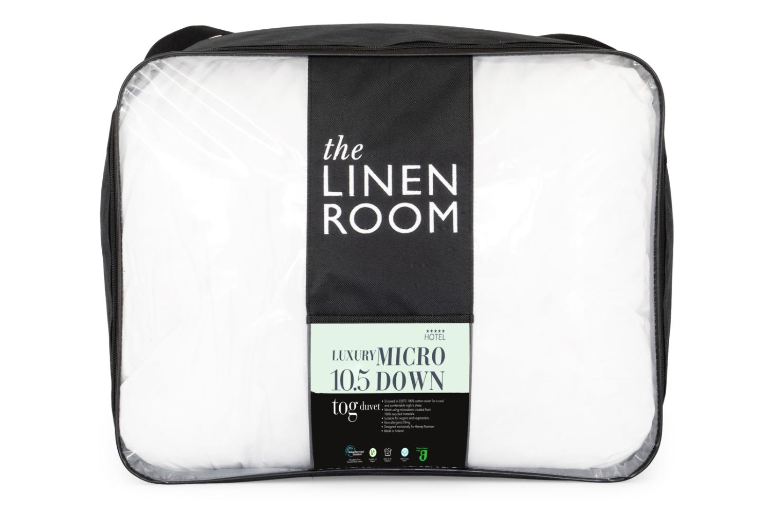 The Linen Room | Luxury Microdown 10.5 Tog Duvet | King
