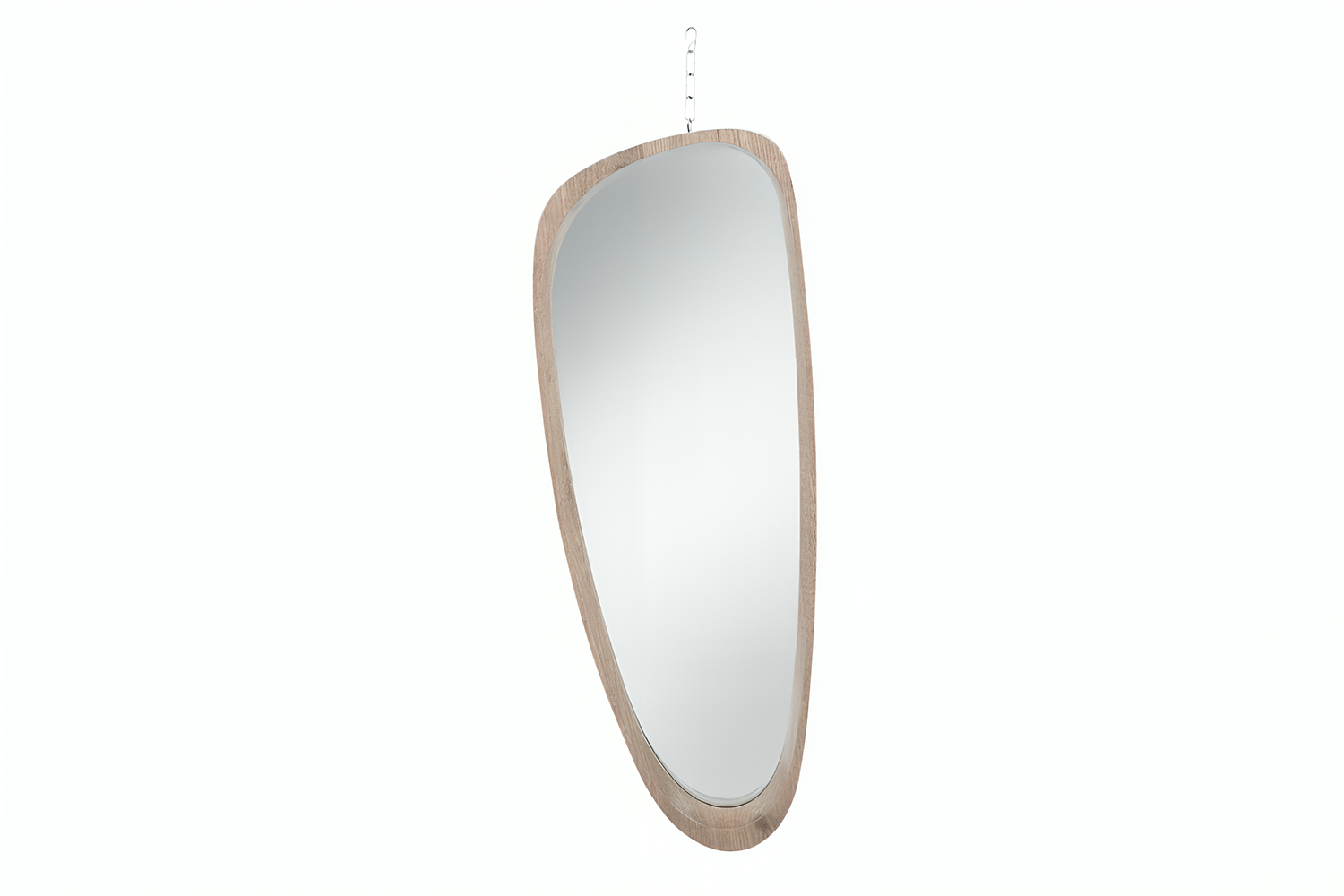 Teardrop Wall Hanging Mirror | Natural | 33 x 90 cm
