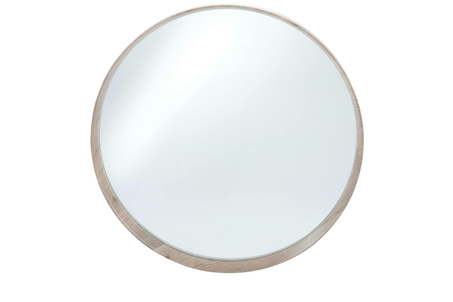 Round Wall Mirror | Grey Oak