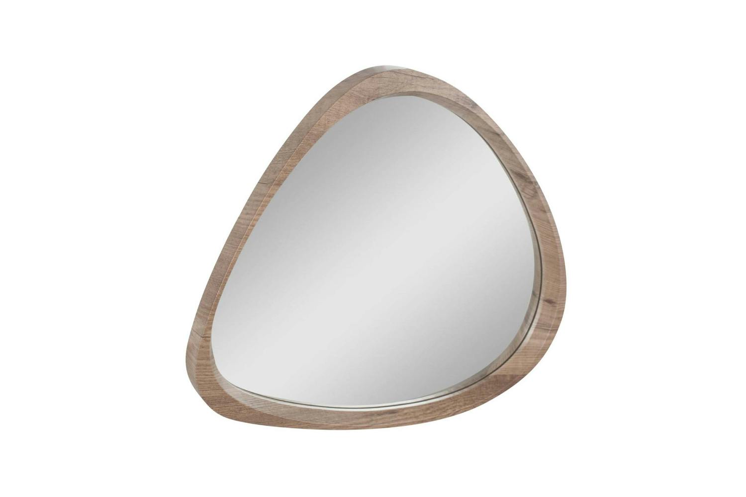 Curved Wall Mirror | Grey Oak