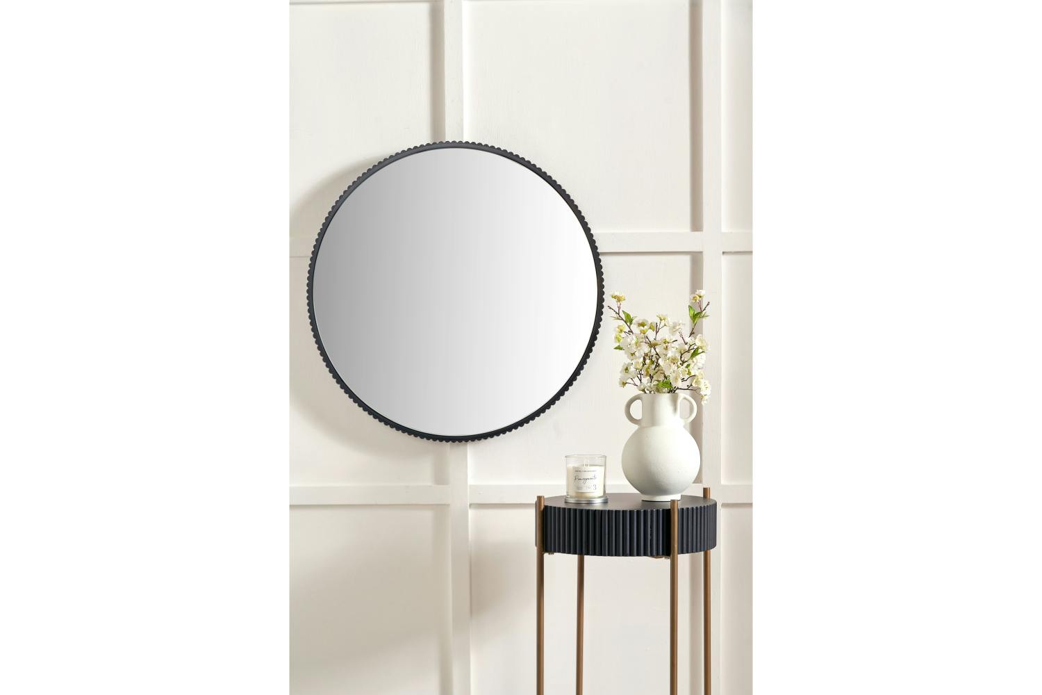 Cog Round Wall Mirror