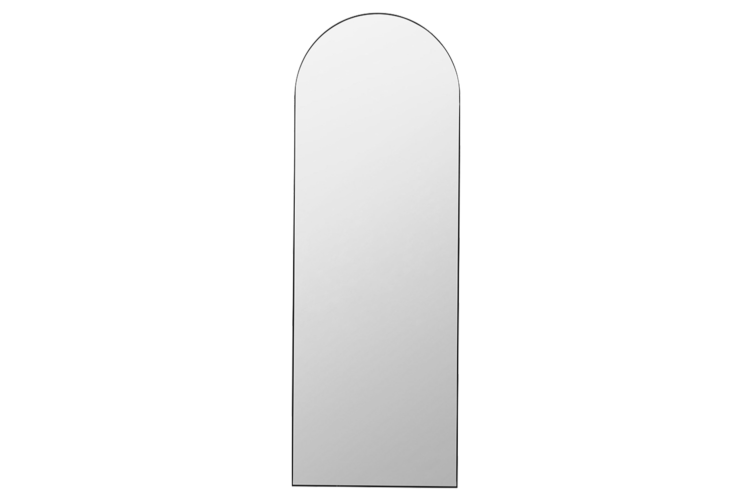 Arched Floor Mirror | Matt Black | 70 x 200 cm