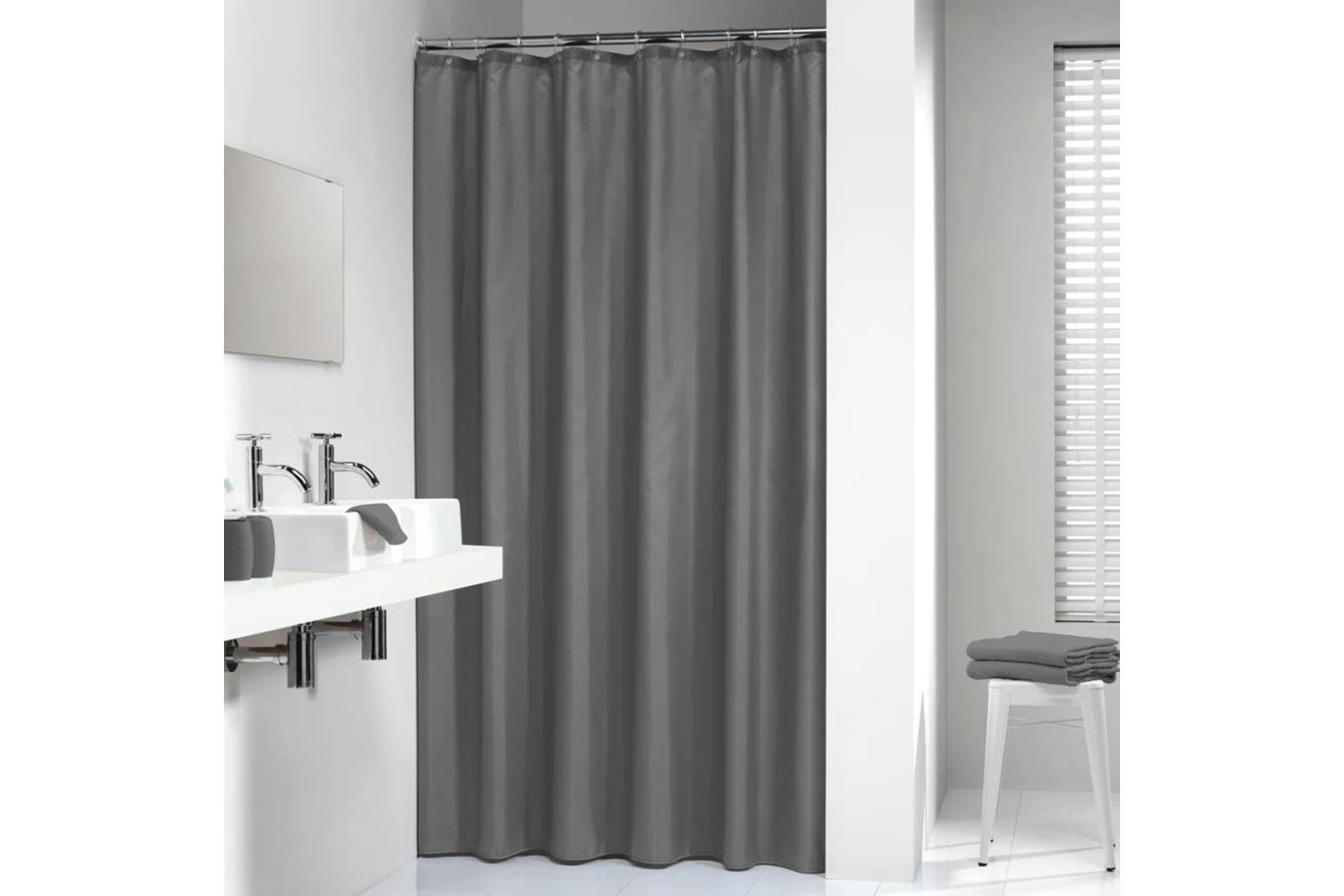Sealskin Shower Curtain Madeira 180 Cm Grey 238501314