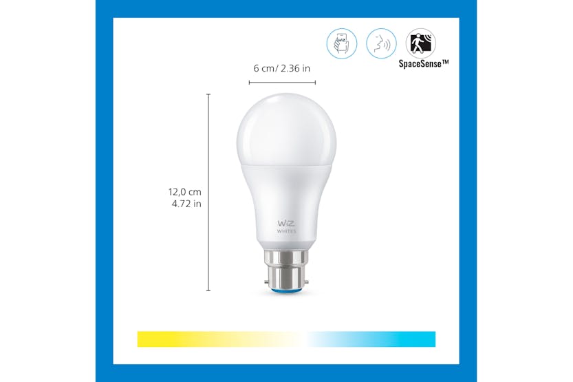 Wiz B22 Tunable Smart LED Bulb | White