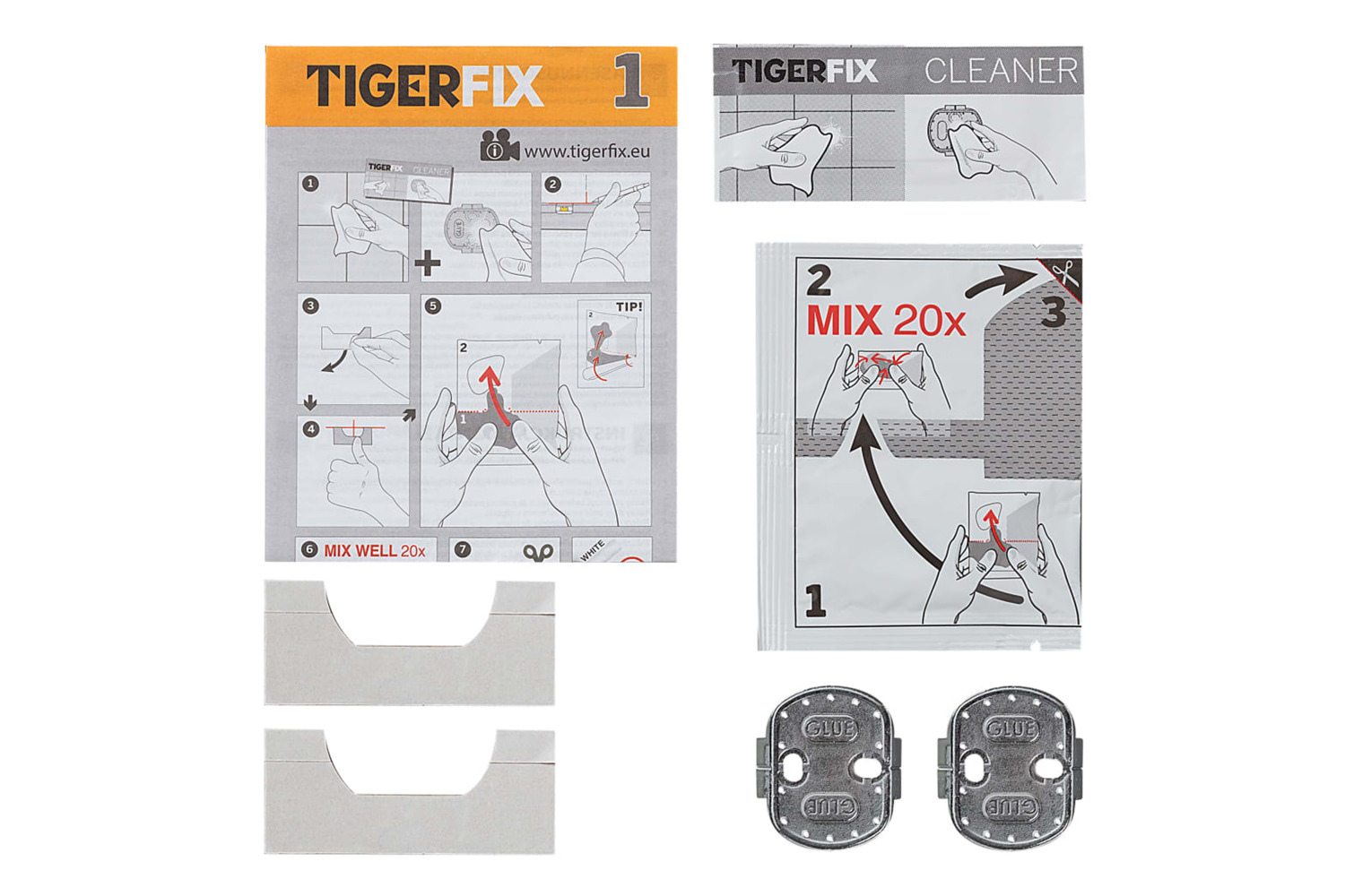 Tiger 420521 Mounting Material Tigerfix Type 1 Metal 398730046