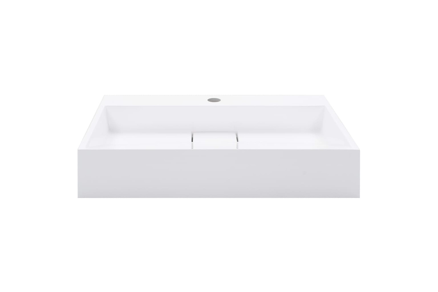 vidaXL 144064 Wash Basin 60x38x11cm Mineral Cast/marble Cast White