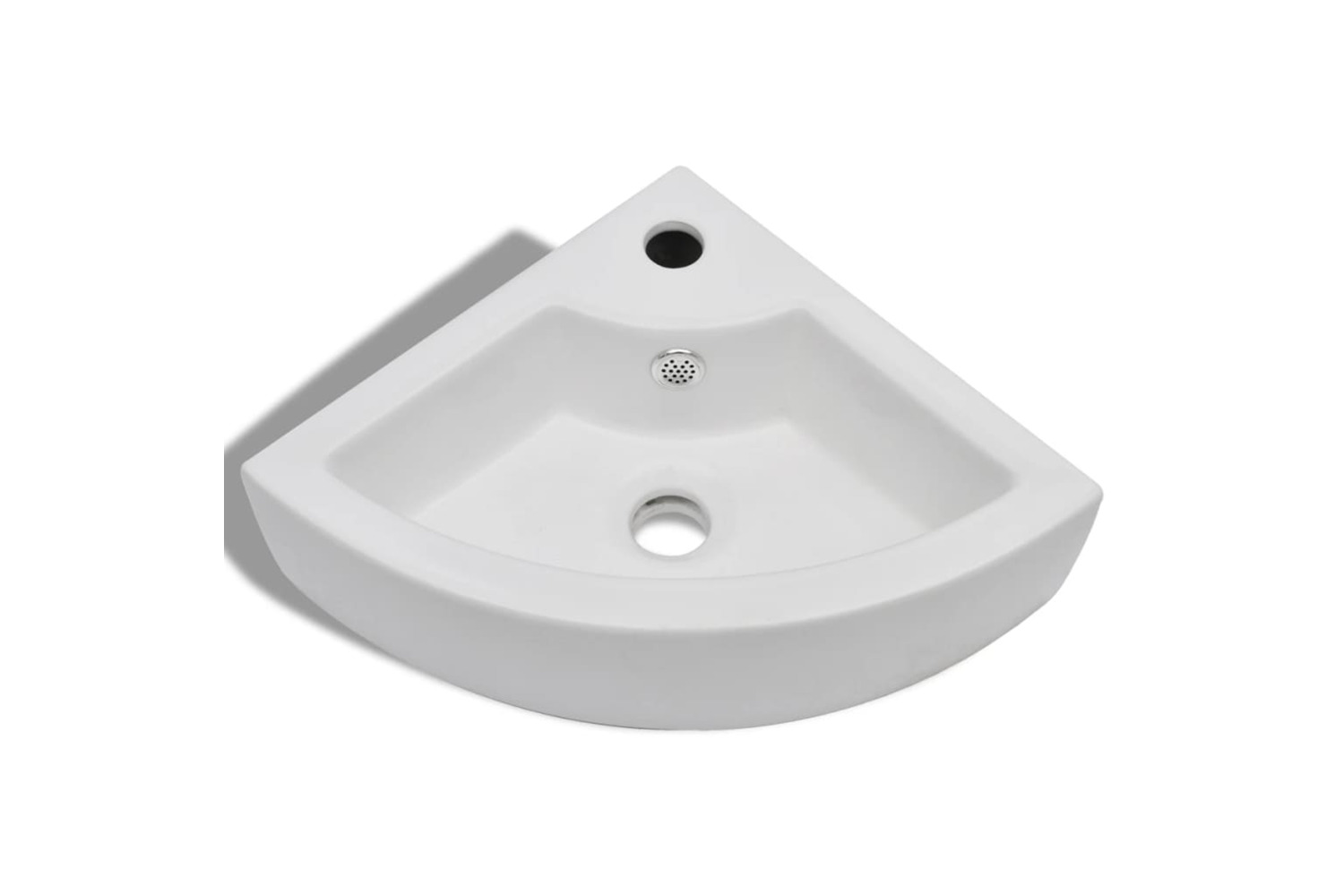 vidaXL 140697 Wash Basin With Overflow 45x32x12.5cm White