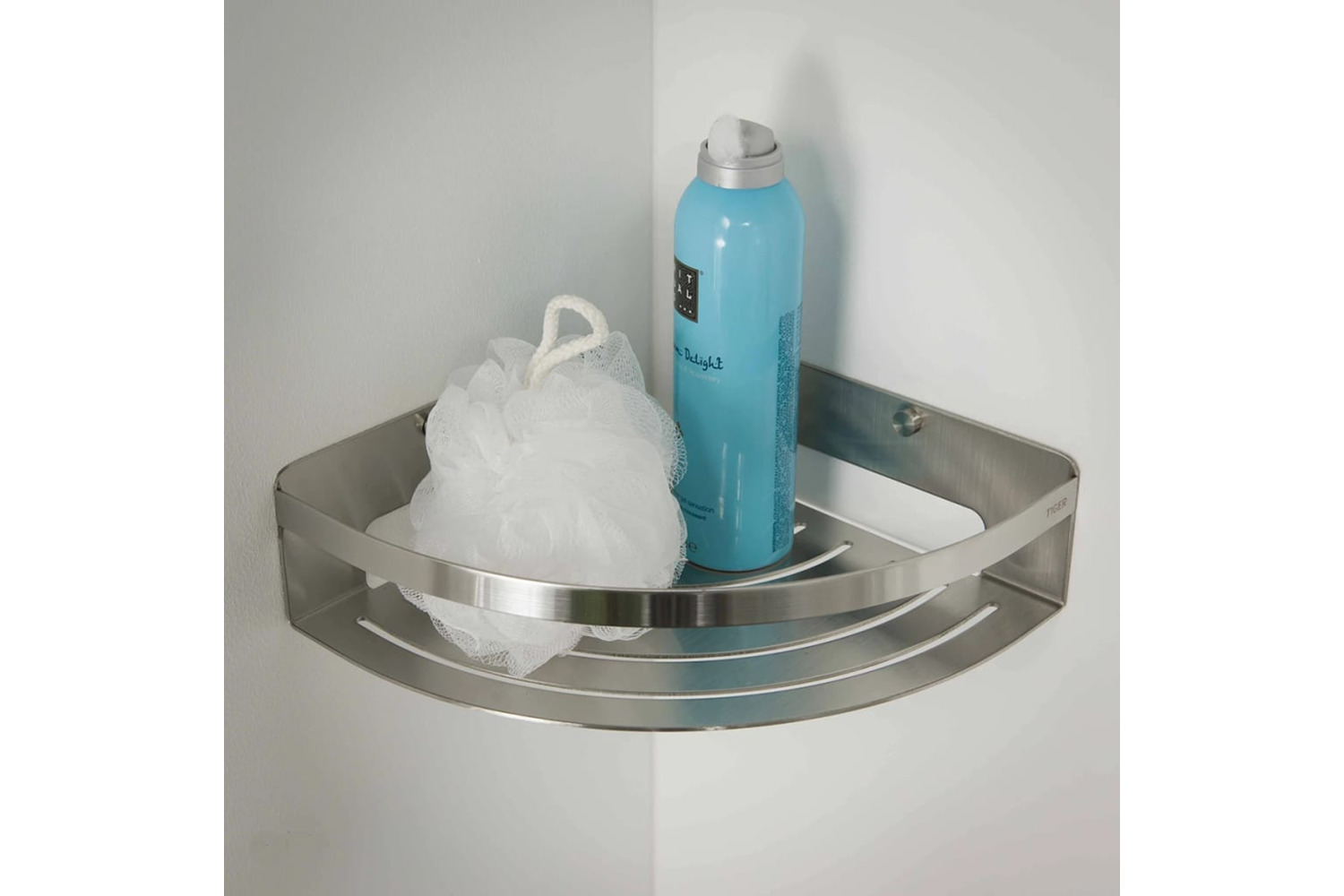 Tiger 418305 Bathroom Corner Basket Caddy Silver Large 1400630946