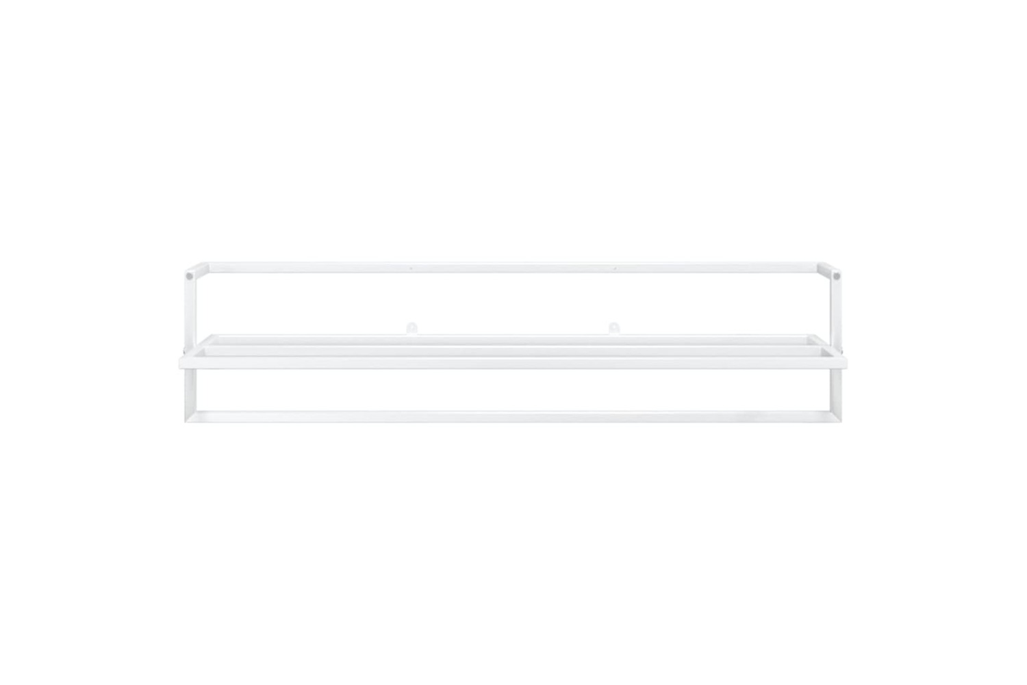 vidaXL 343093 Towel Rack White 95x25x22cm Iron