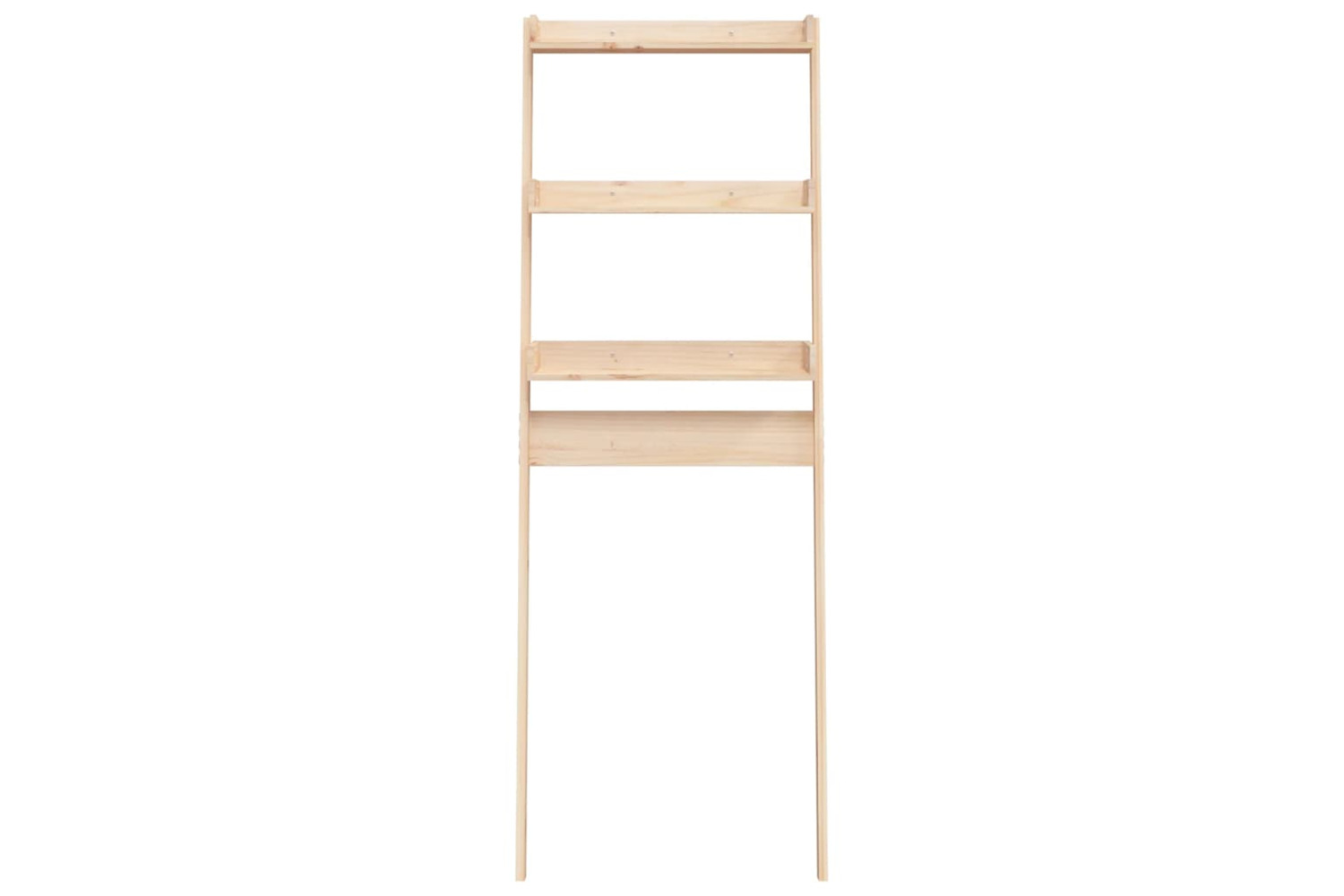 vidaXL 824653 Toilet Rack 63.5x32x179cm Solid Wood Pine