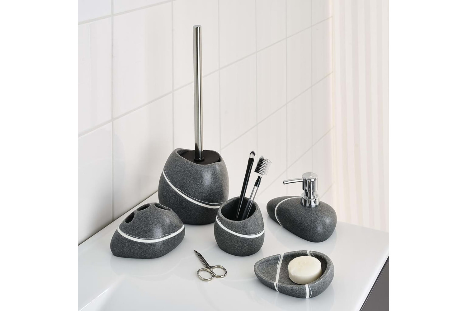 Ridder 429724 Tumbler Little Rock Grey