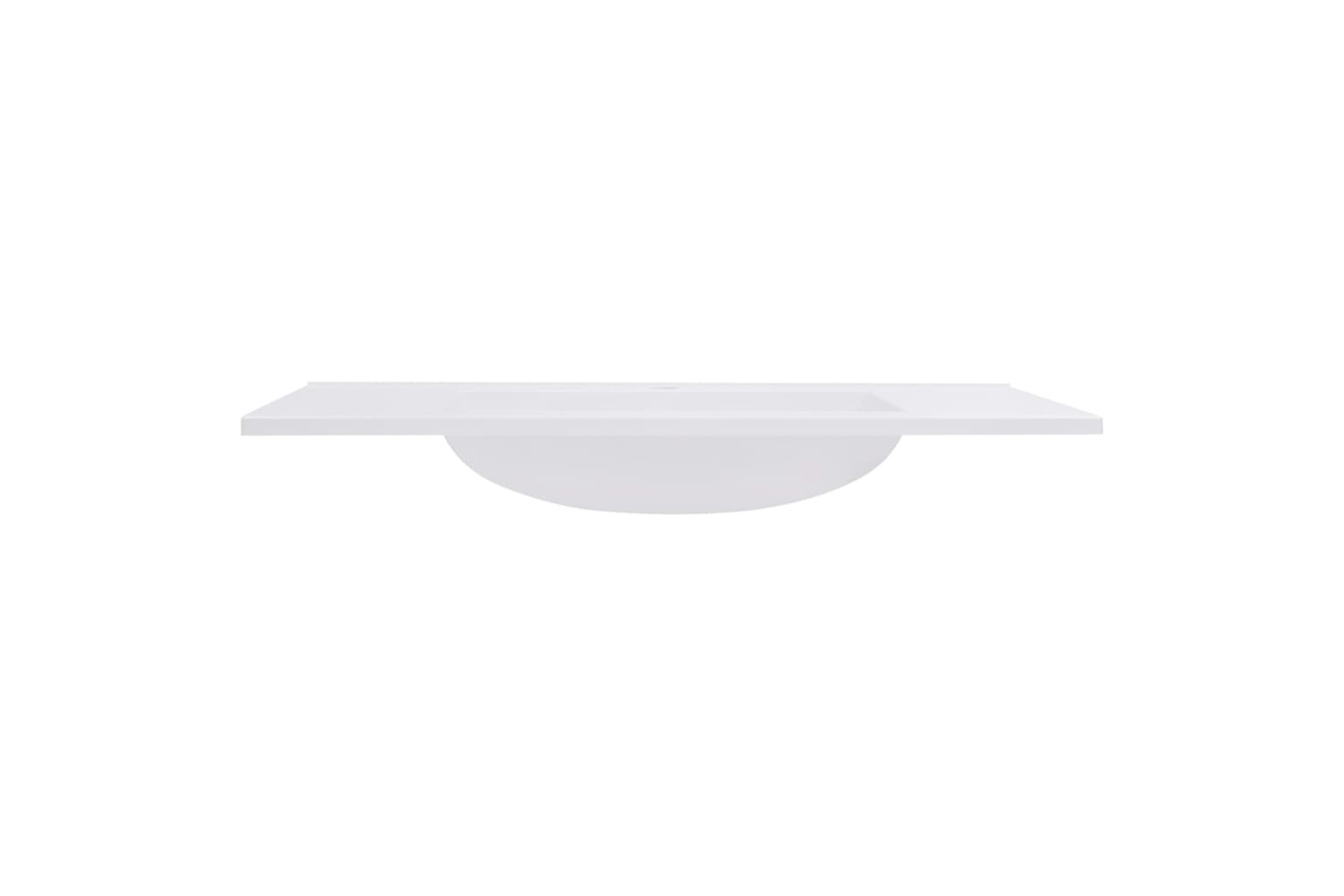 vidaXL 146517 Built-in Wash Basin 800x460x130mm Smc White