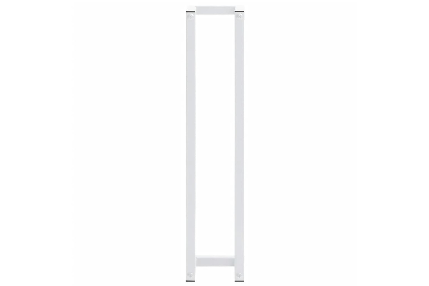 vidaXL 336116 Towel Rack White 12.5x12.5x60cm Steel