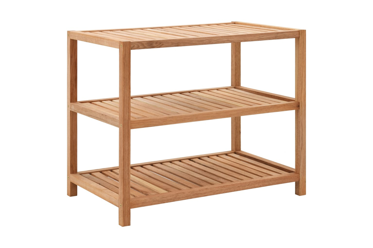 vidaXL Bathroom Shelf Solid Walnut Wood 65x40x55cm