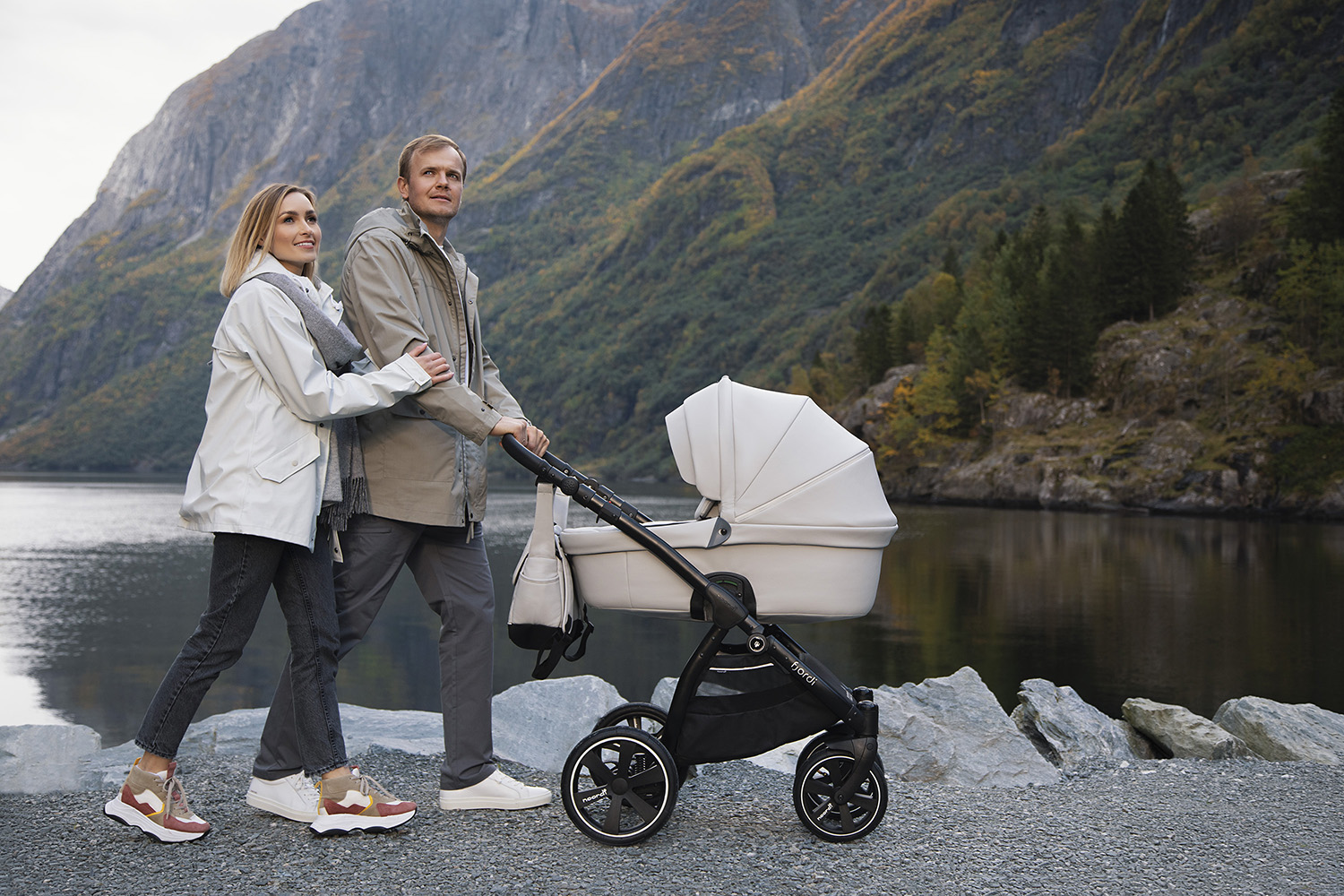 Noordi Fjordi 3-in-1 Travel System Leather | Shadow Grey