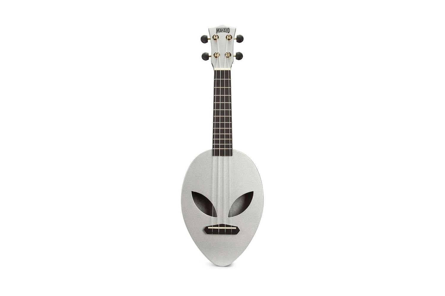 Mahalo Mc1al/msl Ukulele "alien" With Bag Metallic Silver