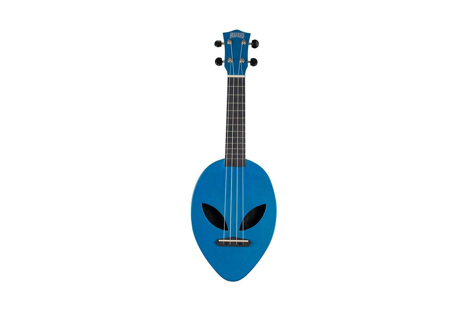 Mahalo Mc1al/mbu Ukulele "alien" With Bag Metallic Blue