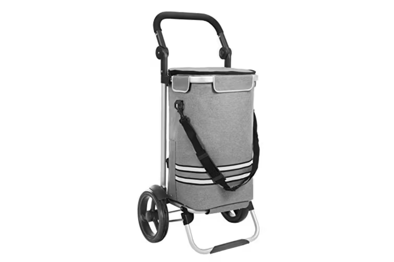 Songmics KST02GY Collapsible Shopping Trolley | Grey