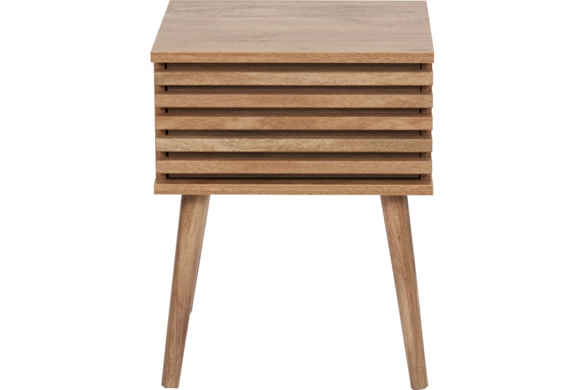 Larvik Wood Bedside Table | 1 Drawer | Natural