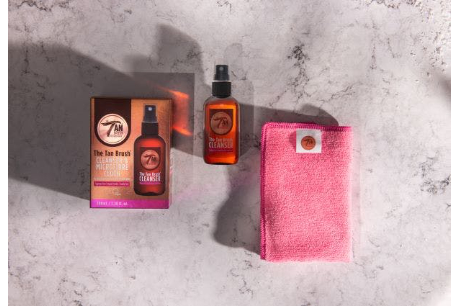 The Tan Brush | Cleanser and Micro-Fibre Cloth