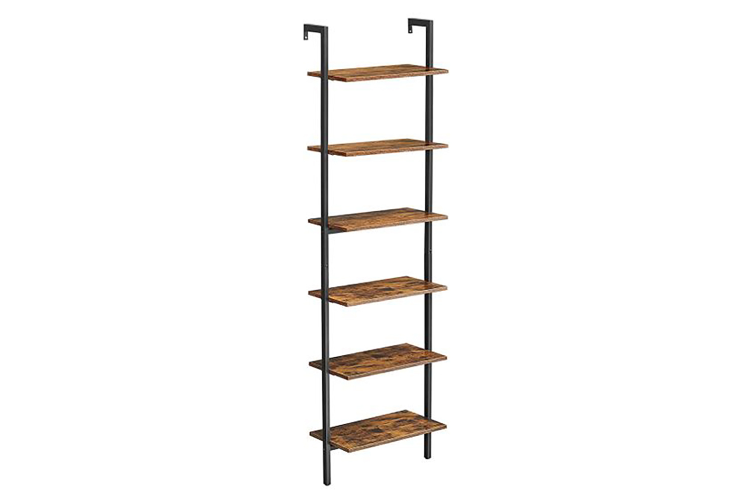 Vasagle Ladder Shelves | 6 Shelves | Rustic Natural/Black