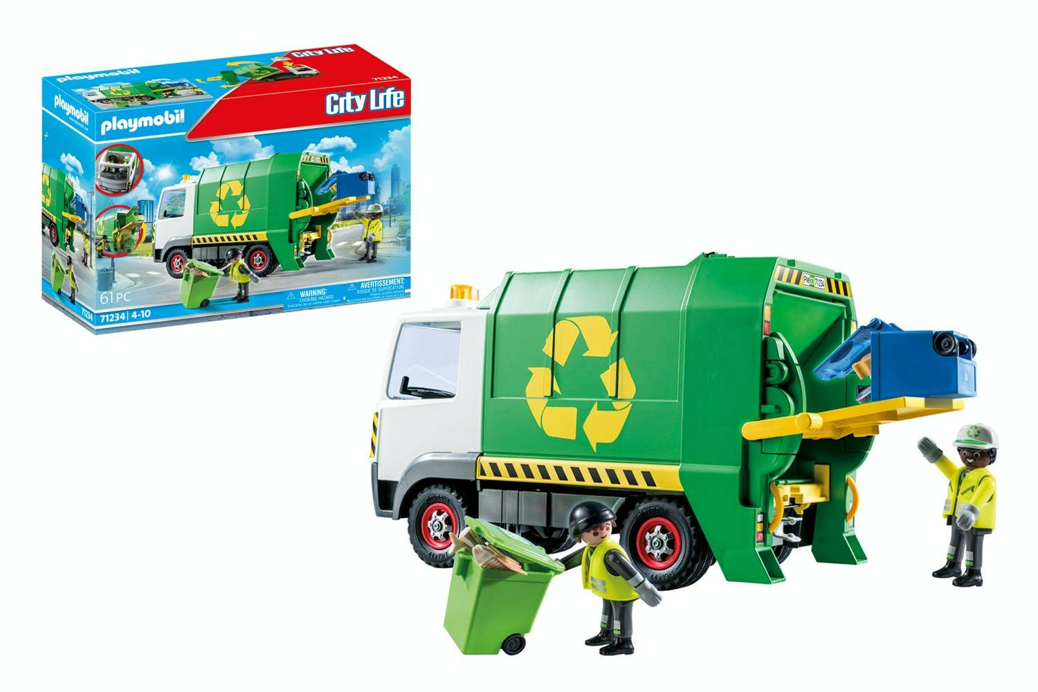 Playmobil 71234 City Life Recycling Truck