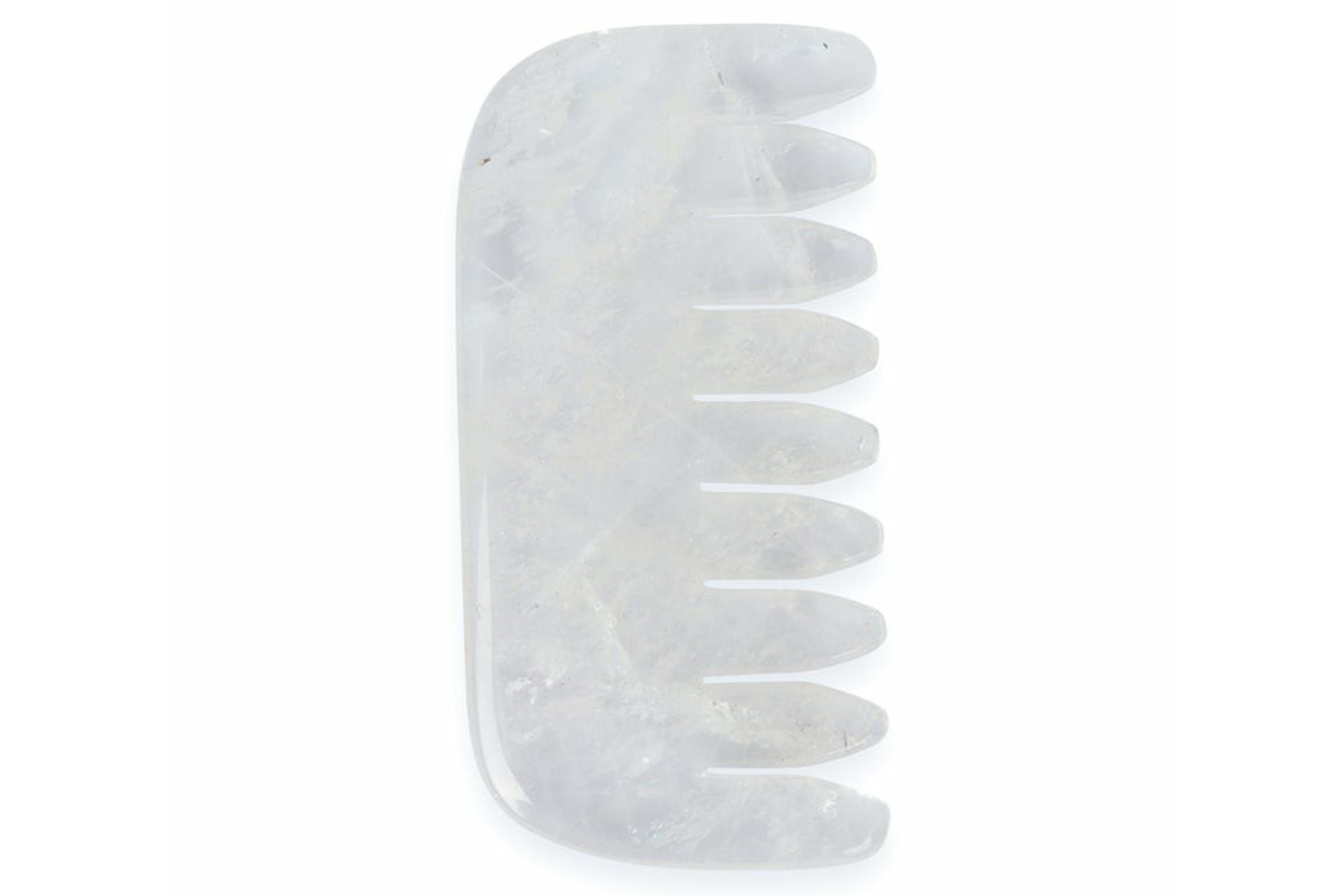White Lotus PR242 Clear Quartz Crystal Comb