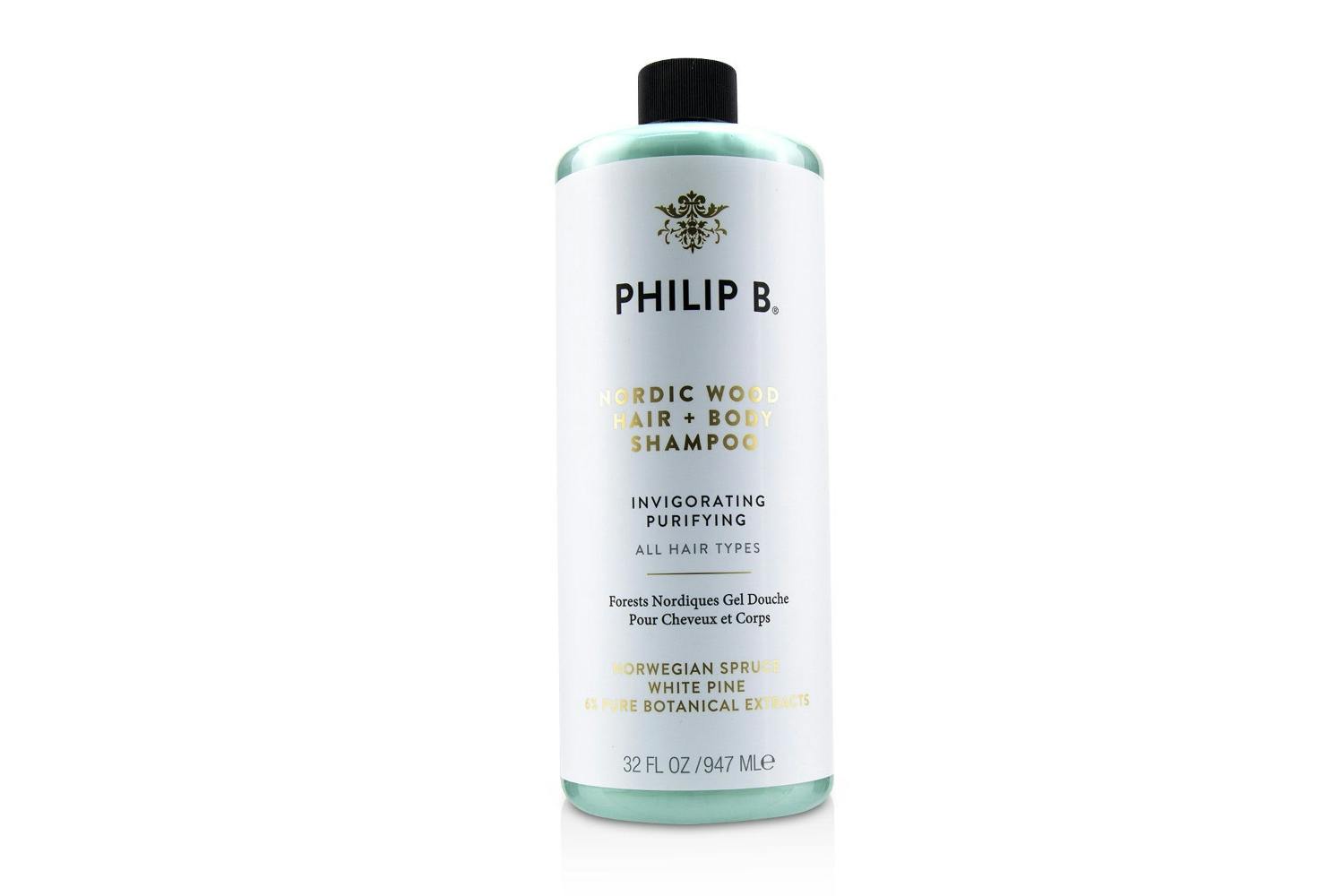 Philip B 226071 Nordic Wood Hair + Body Shampoo (invigorating Purifying - All Hair Types)  19947