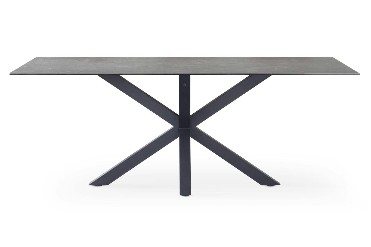 Harlie Rectangular Dining Table | Grey