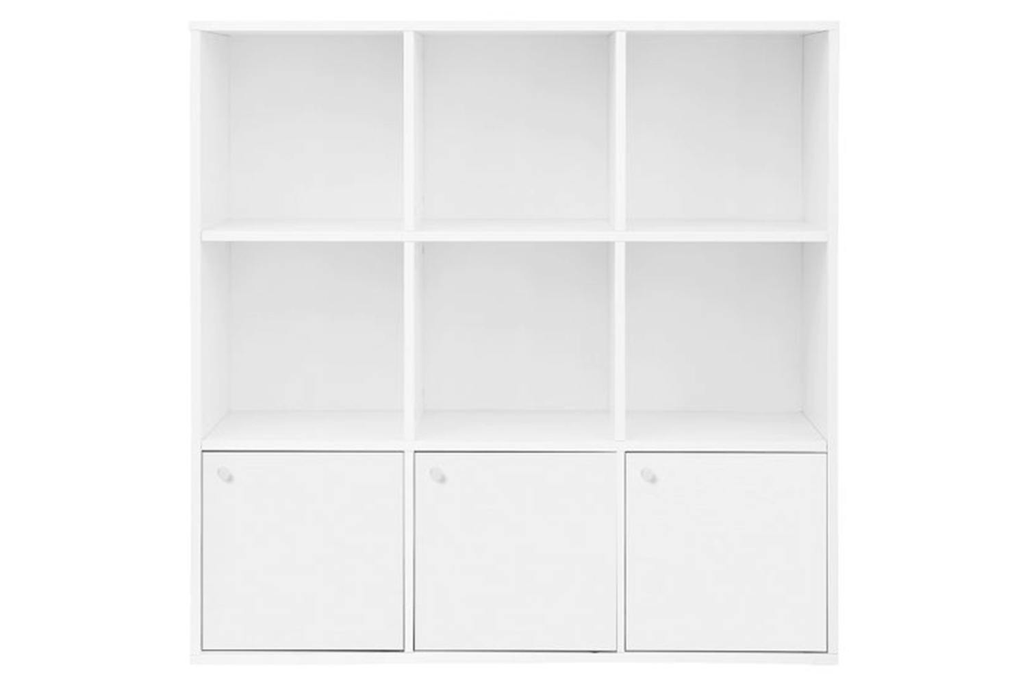Vasagle LBC33WT Cube Shelf 3 Cupboard Doors | White