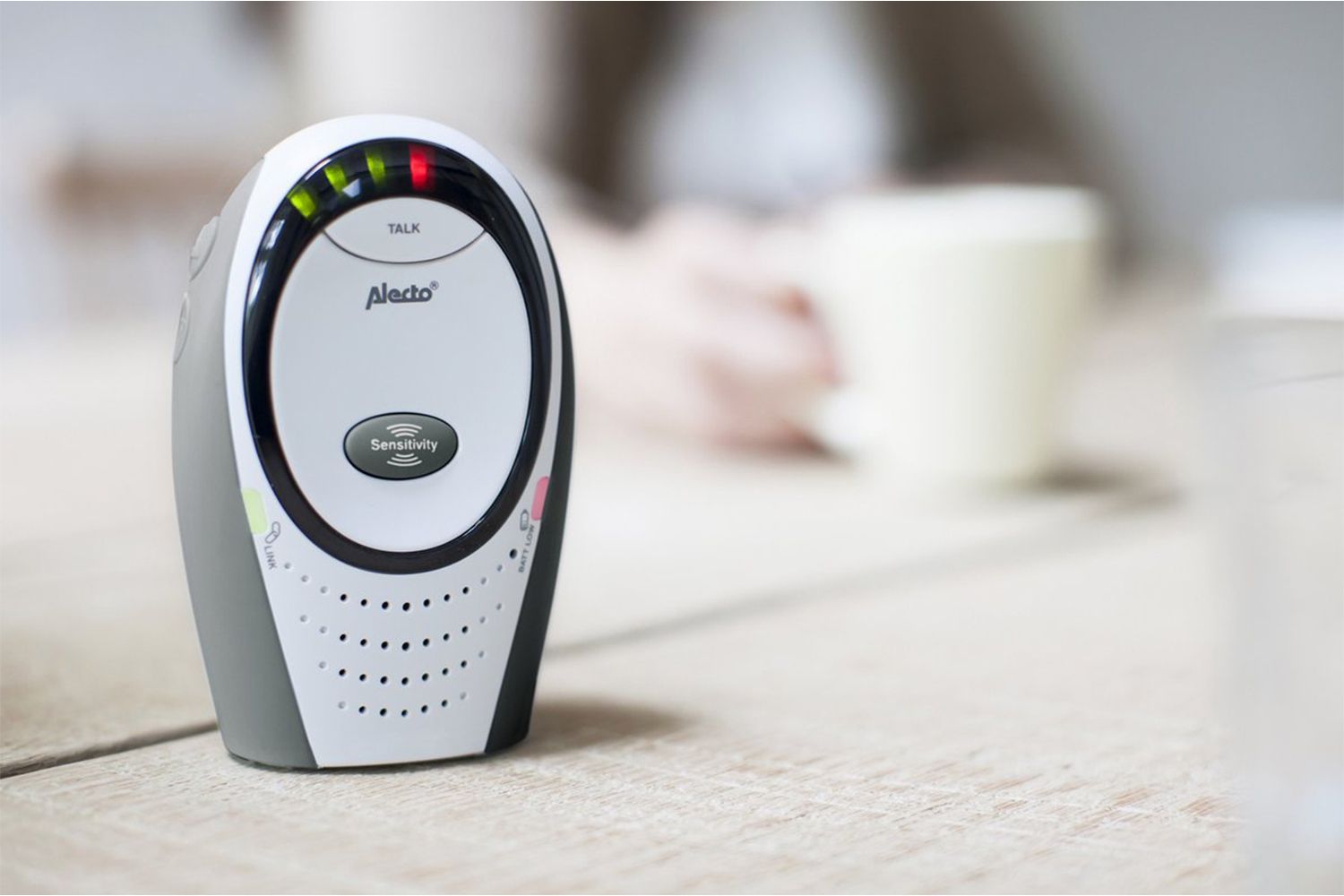 Alecto DBX-85 Limited Full Eco DECT Baby Monitor | White/Anthracite