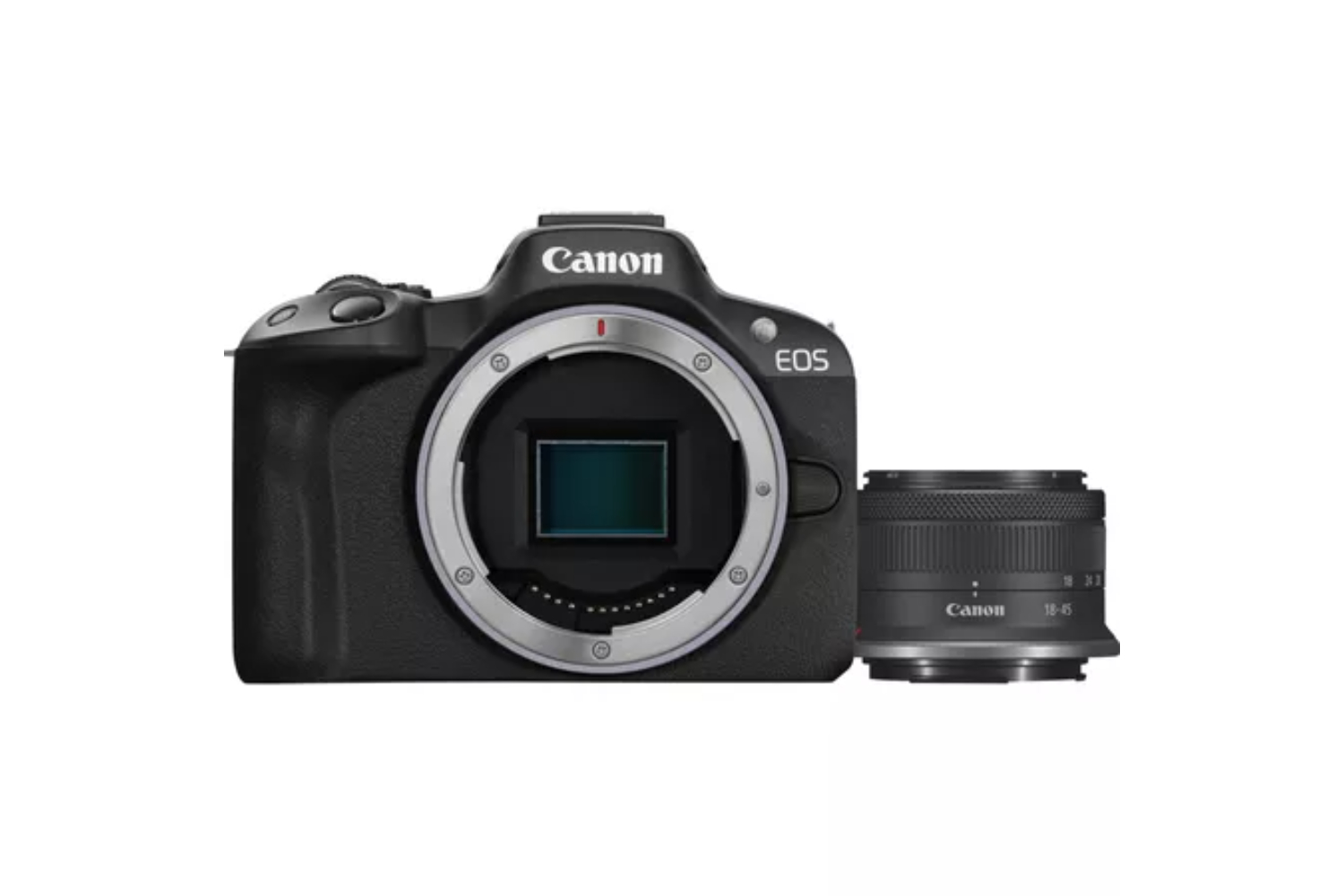 Canon EOS R50 RF-S 18-45mm Lens Mirrorless Camera | Black
