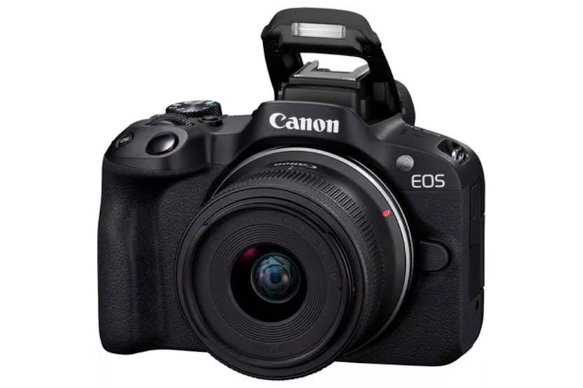 Canon EOS R50 RF-S 18-45mm Lens Mirrorless Camera | Black