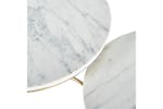 Milly White Marble Table | Set of 2