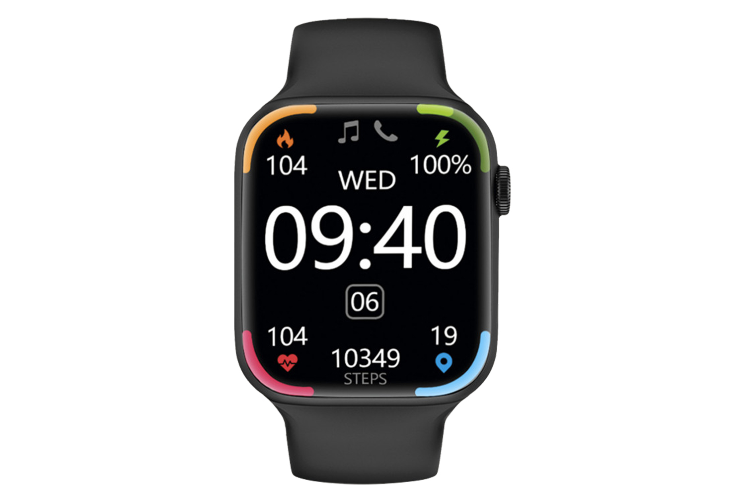 Ksix Urban 4 Mini Smartwatch for Small Wrists 41mm Black Ireland