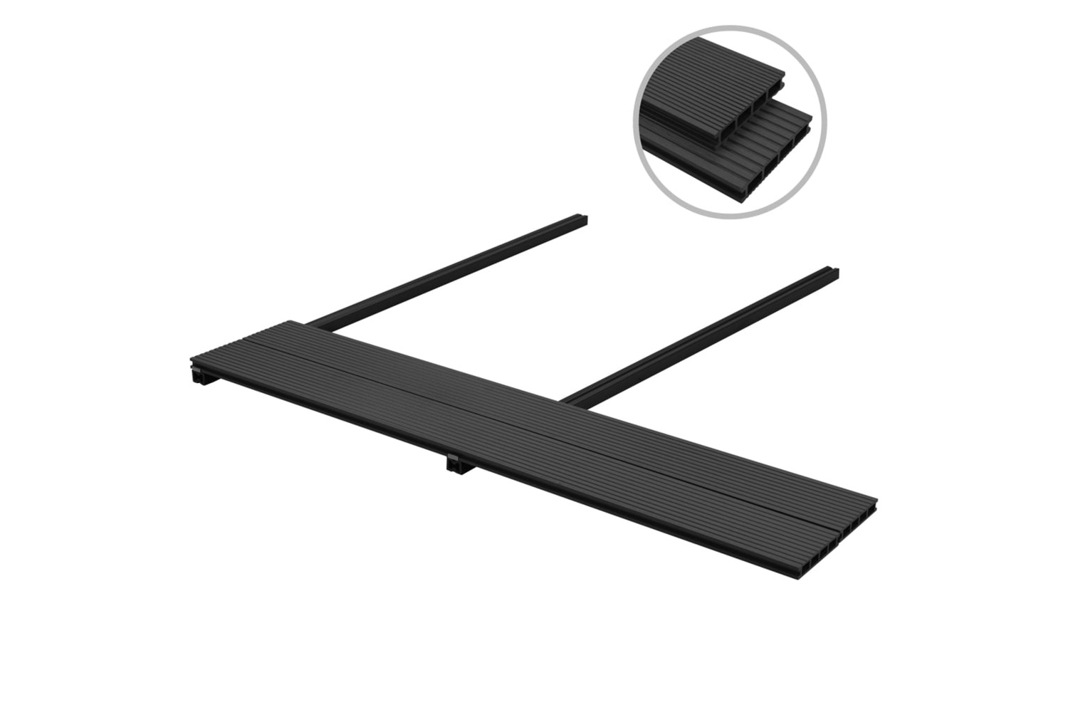 vidaXL 274820 Wpc Decking Boards With Accessories 16 M2 2.2