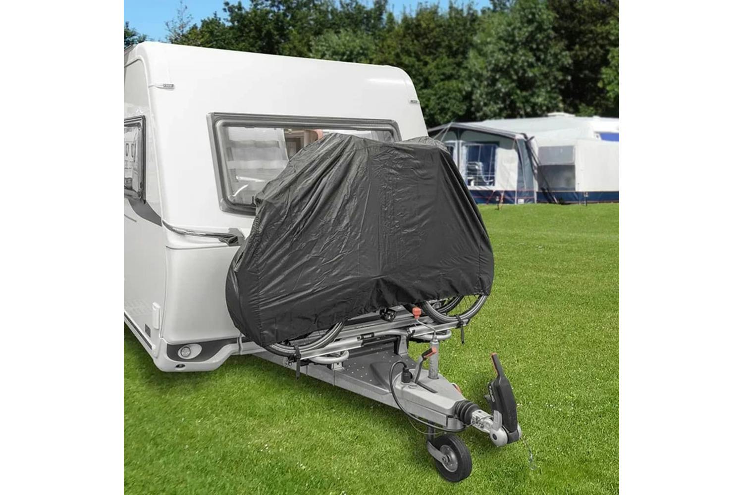 Proplus 400042 Bicycle Cover For 2 Bikes Black 330289