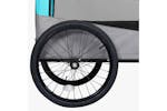 Vidaxl 2-in-1 Pet Bike Trailer & Jogging Stroller Blue And Grey