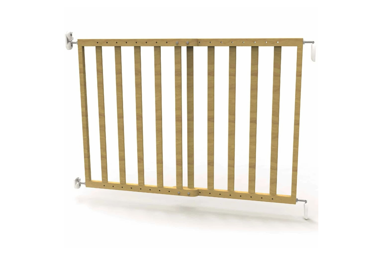 Noma 419486 Extending Safety Gate 63.5-106 Cm Wood Natural 9
