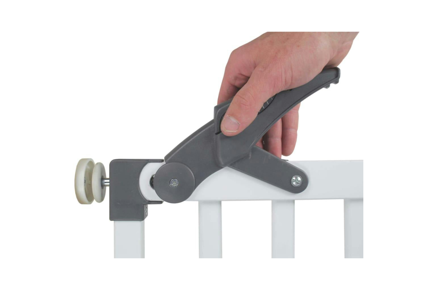 Fenss 421710 Safety Gate Oslo 71-102 Cm Wood White 64634