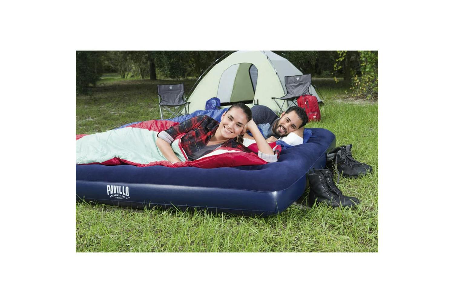 Bestway 90749 Inflatable Flocked Airbed 203 X 183 X 22 Cm 67004