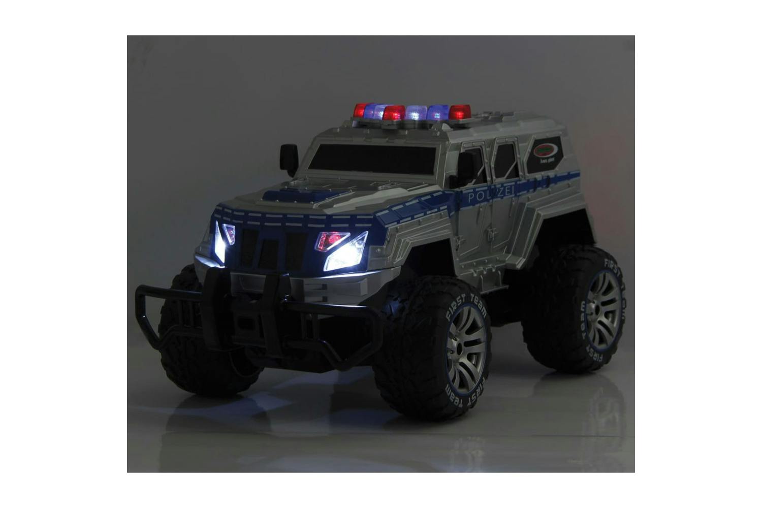 Jamara 437197 Rc Police Amored Car Monstertruck 1:12