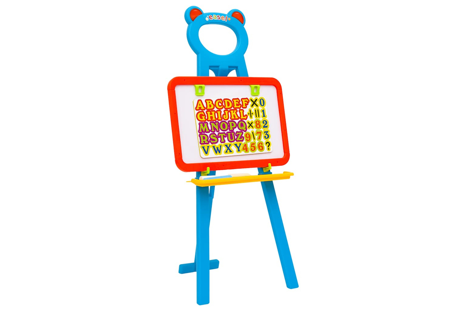 Vidaxl 2-1 Children Easel With Chalkboard And Whiteboard