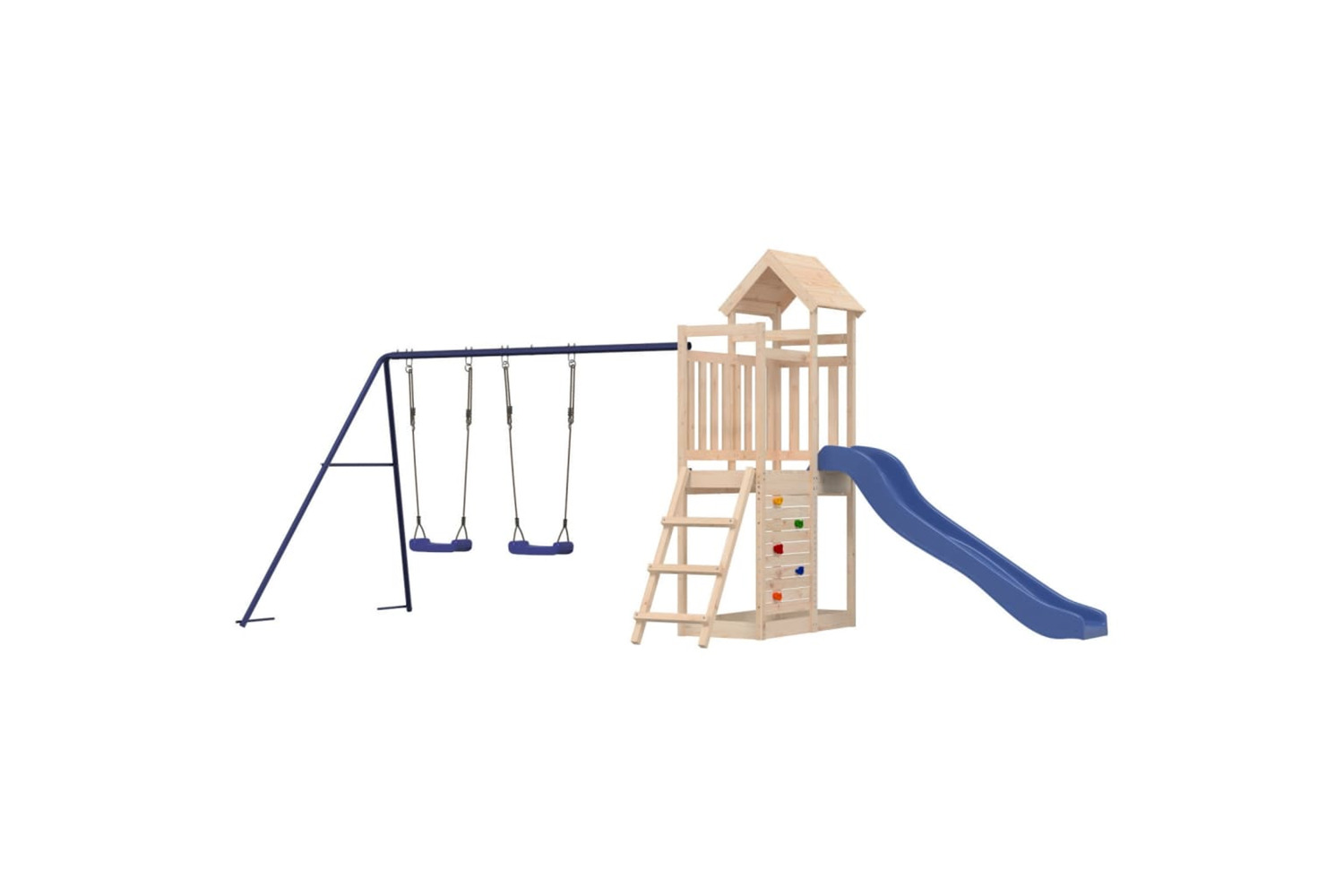 Vidaxl Outdoor Playset Solid Wood Pine